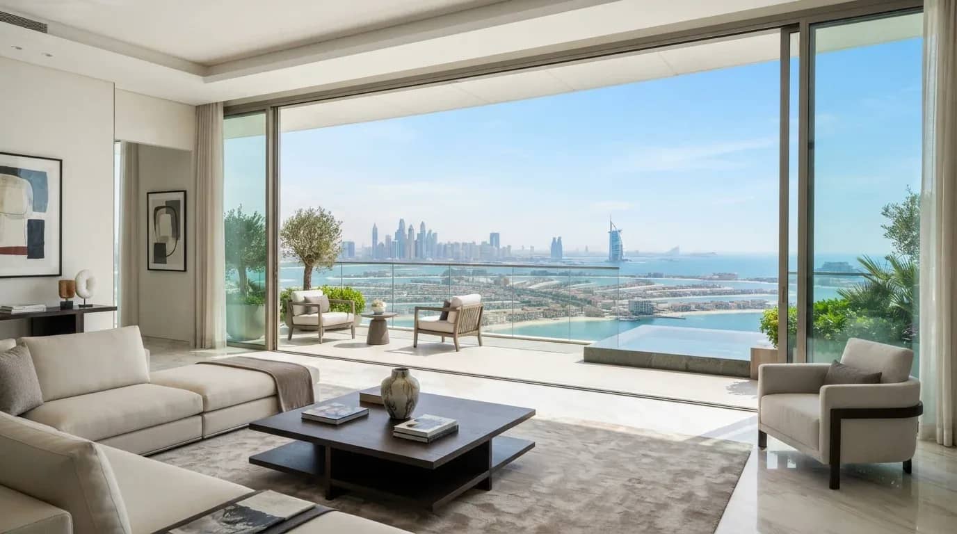One worked comparison: a budget of about AED 2.2 million