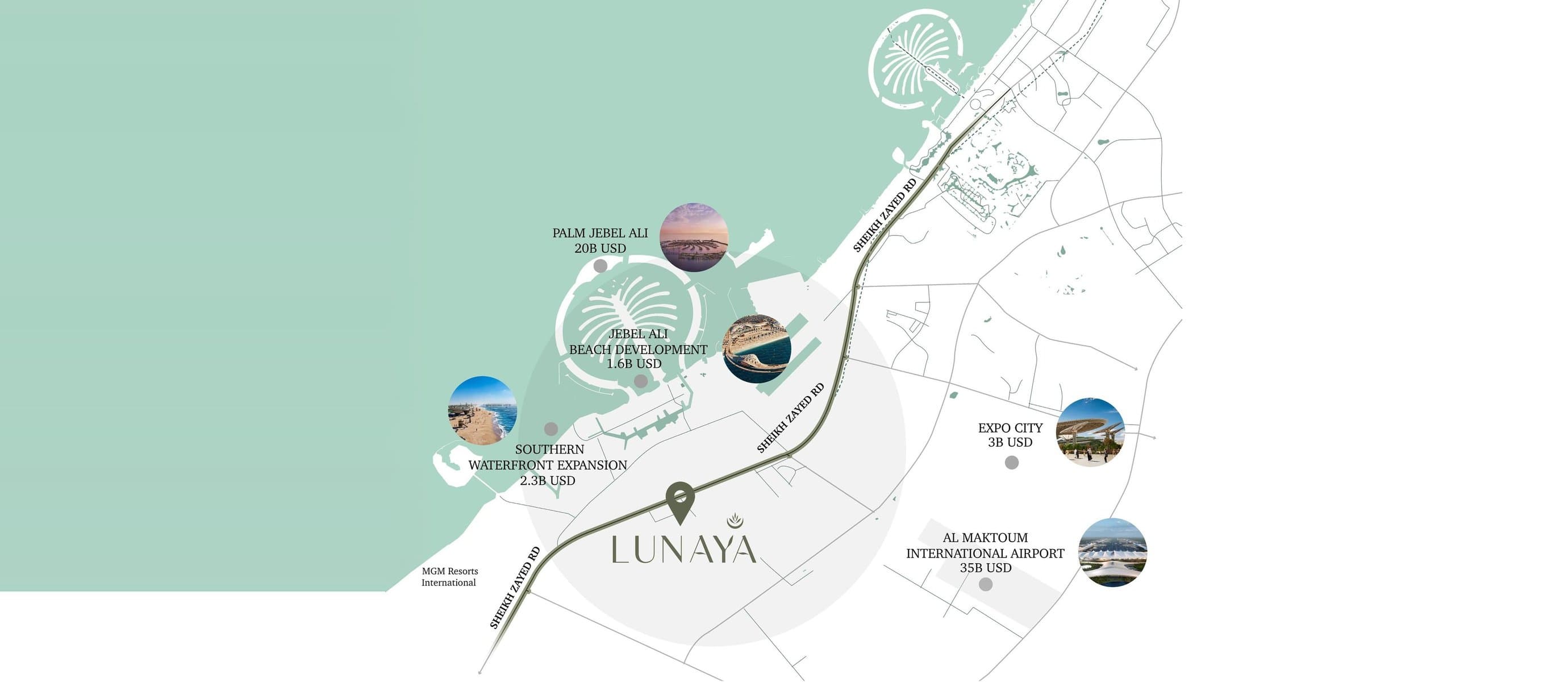 Jebel Ali location map