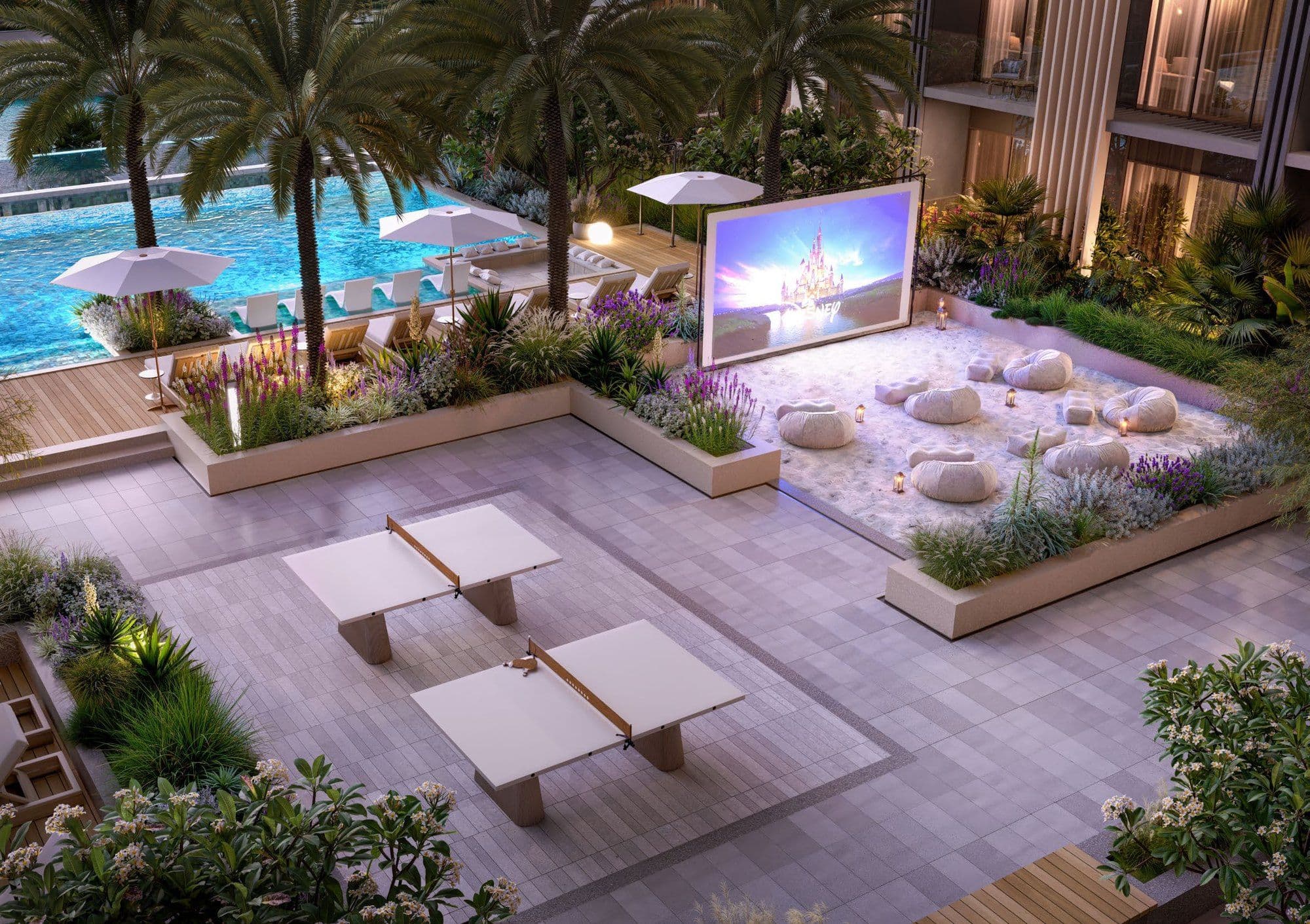 Pool Deck & Outdoor Cinema